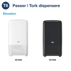 Toiletpapir Tork 127510 Mid-Size T6 Prem ES 3-lags 70 meter - 27 ruller