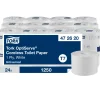 Toiletpapir Tork 472620 OptiServe T7 1-lags hvid u/hylse 143,8m - 24 ruller