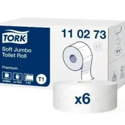 Toiletpapir Tork 110273 Premium Jumbo T1 Soft 2-lag 360m - 6 rl/krt