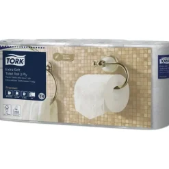 Toiletpapir Tork 110319 Premium T4 3-lag 19,1m 56rul/kar