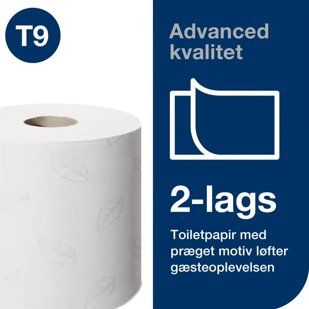 Toiletpapir Tork 472193 SmartOne Mini T9 Advanced 2-lag - 12 ruller