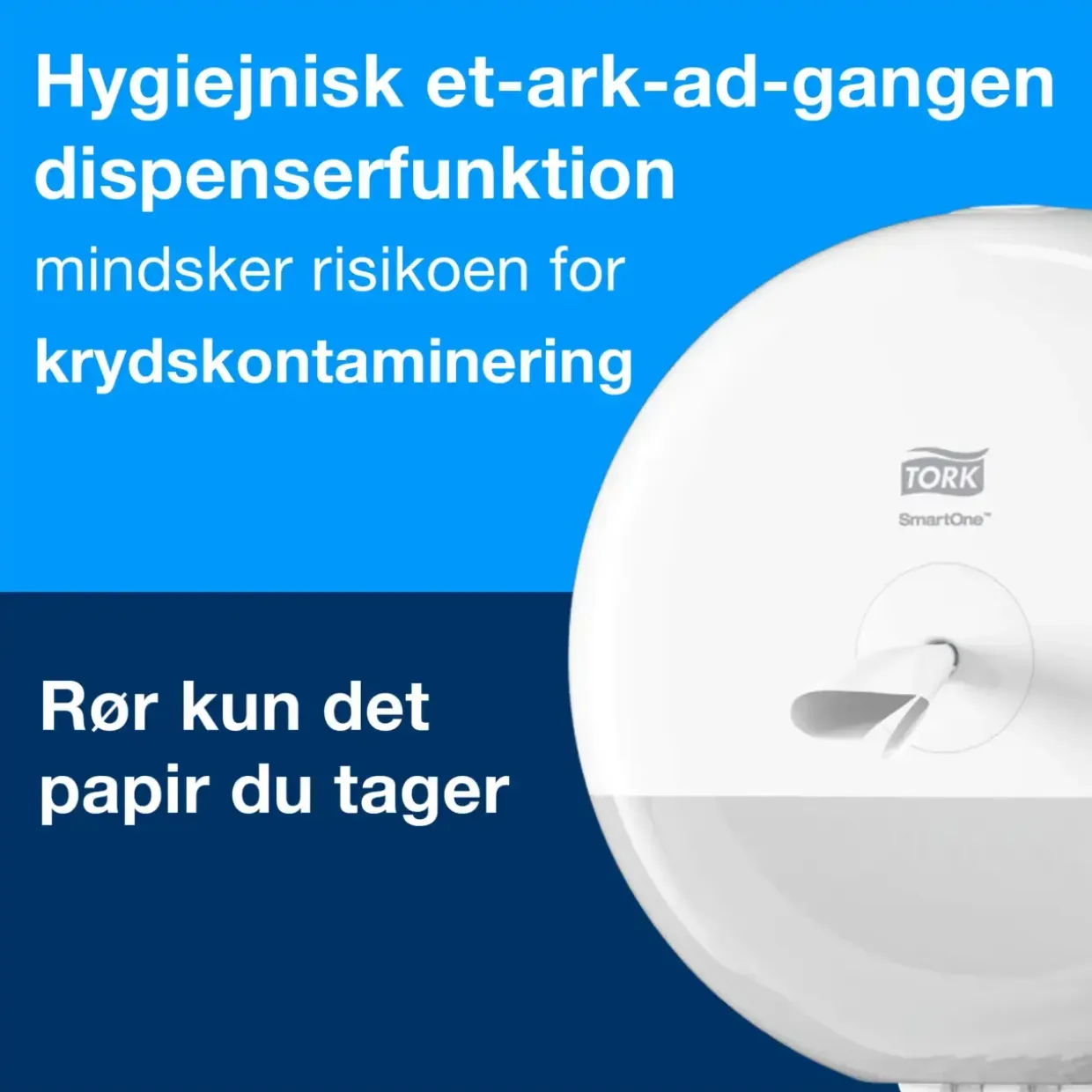 Toiletpapir Tork 472193 SmartOne Mini T9 Advanced 2-lag - 12 ruller