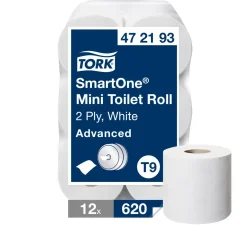 Toiletpapir Tork 472193 SmartOne Mini T9 Advanced 2-lag - 12 ruller