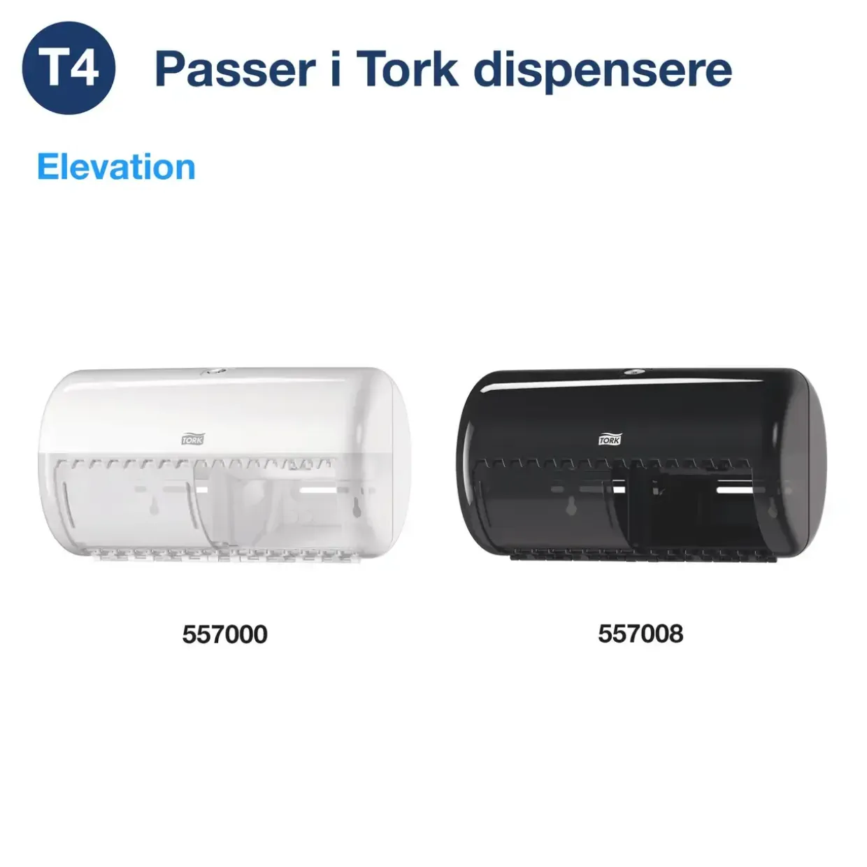 Toiletpapir Tork 110406 T4 4-lag 18,8m 110406 - 42 ruller