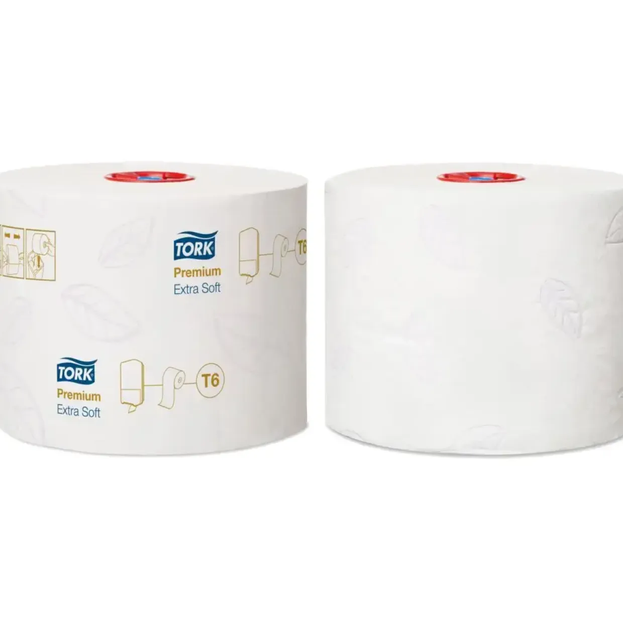 Toiletpapir Tork 127510 T6 Premium 3-lags 70m x 9,9cm Ø13,2cm hvid 100% nyfiber - 27 ruller
