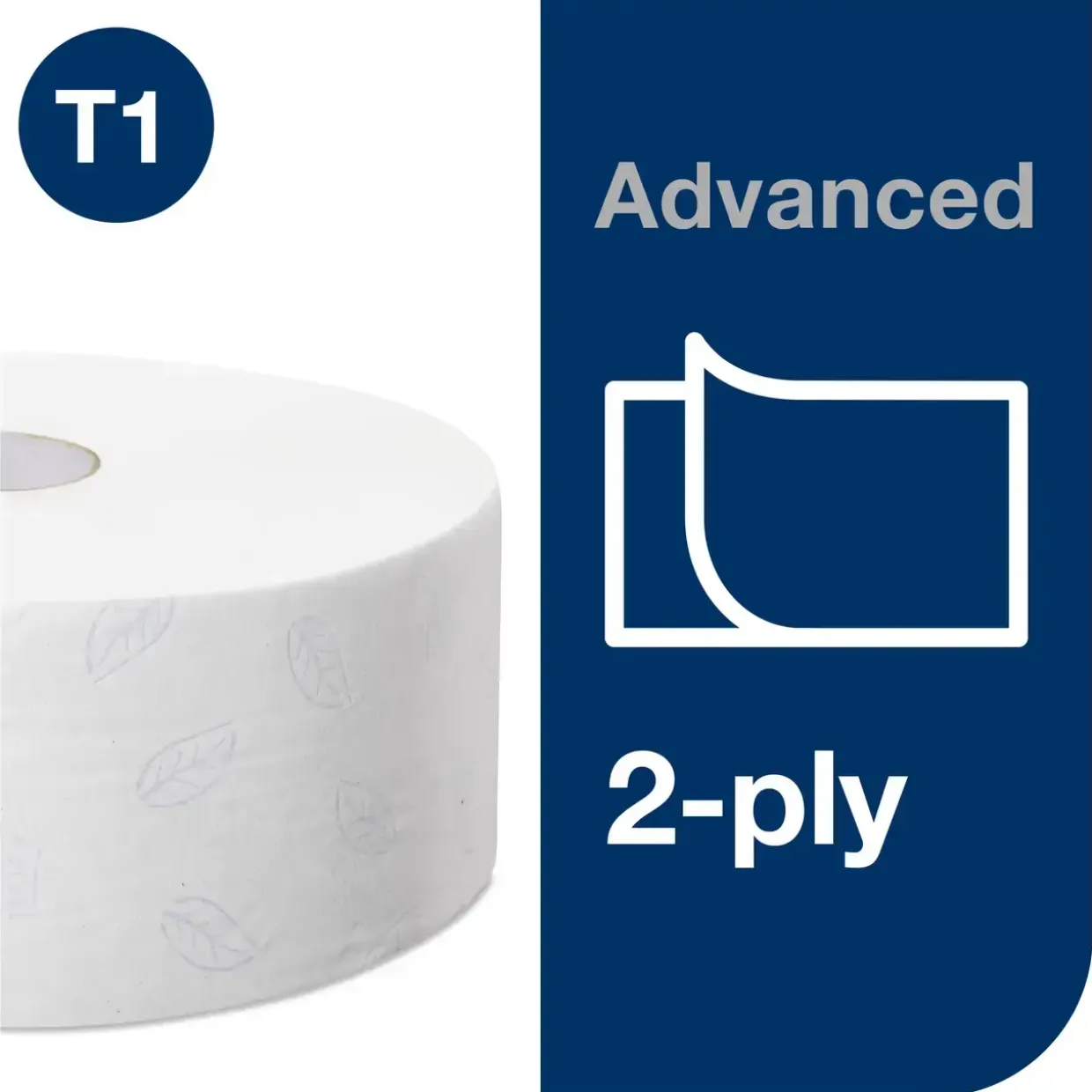 Toiletruller Tork 120272 Jumbo T1 Advanced 2-lag 360 meter - 6 ruller
