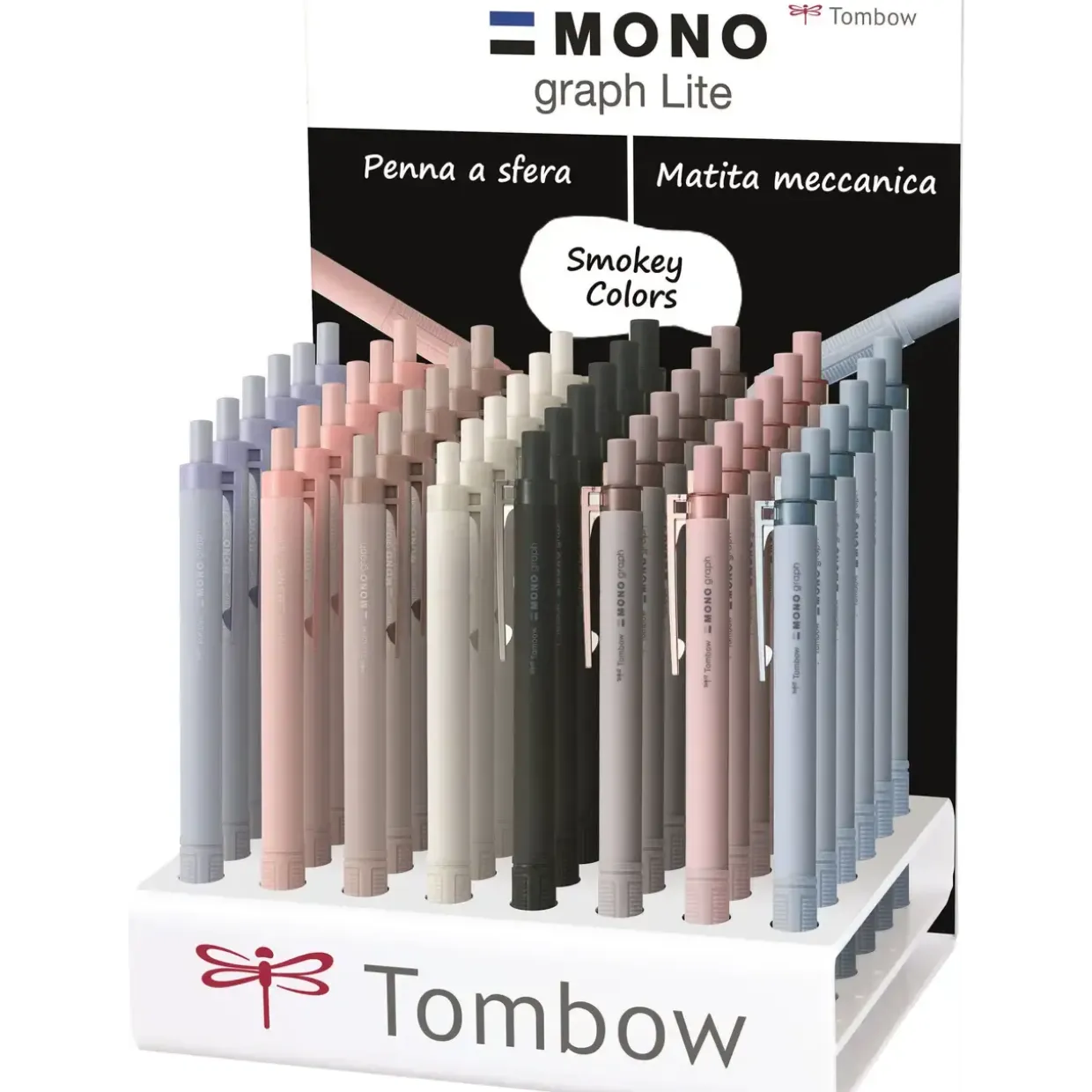 Tombow Kuglepen/stiftblyant MONO graph Lite display ass (48)