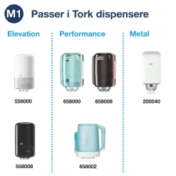 Tork Basic Paper 1 Ply M1 120123 - 1 pakke á 11 ruller
