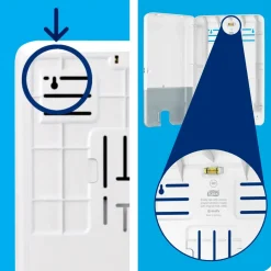 Tork dispenser til håndklædeark H2 552000 interfold hvid maxi