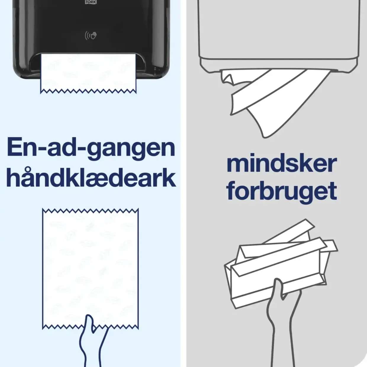 Tork 290067 papirhåndklæde rulle, Advanced H1 Matic - 6 ruller