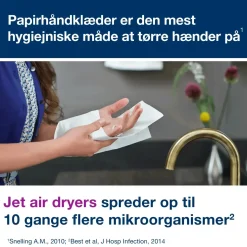 Tork 552008 Xpress H2 dispenser til Multifold håndklædeark, Sort