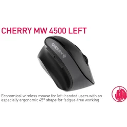Trådløs mus Cherry MW 4500 Left Wireless Mouse, Black