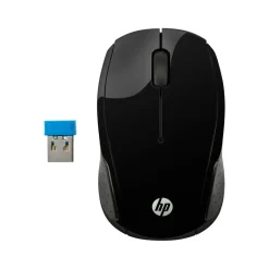 Trådløs mus - HP 200 Wireless Mouse - Sort