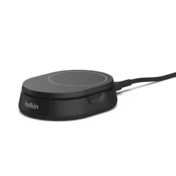 Trådløs oplader, Belkin BOOST CHARGE PRO Conv Qi2 15W MC Stand, w/PSU, Black