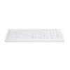 Trådløst Hygiejnetastatur med Numerisk Tastatur - Cherry AK-C7012F - USB - Hvid