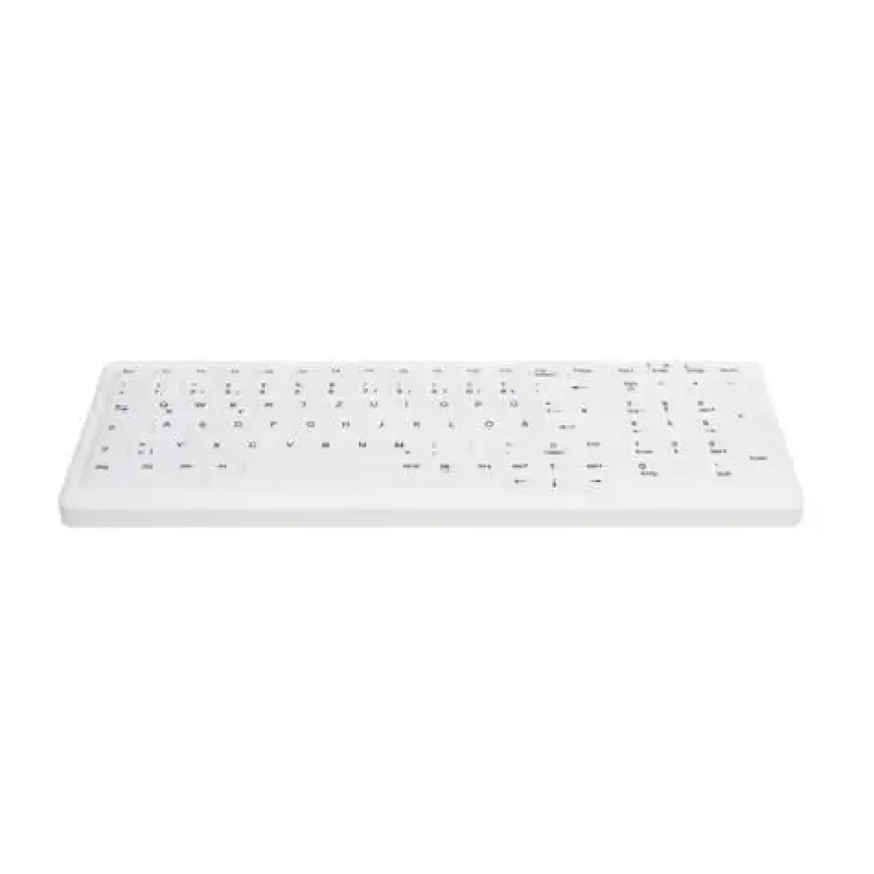 Trådløst Hygiejnetastatur med Numerisk Tastatur - Cherry AK-C7012F - USB - Hvid