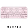 Trådløst Tastatur Logitech MX Keys Mini - Minimalist - Rose (Nordic)