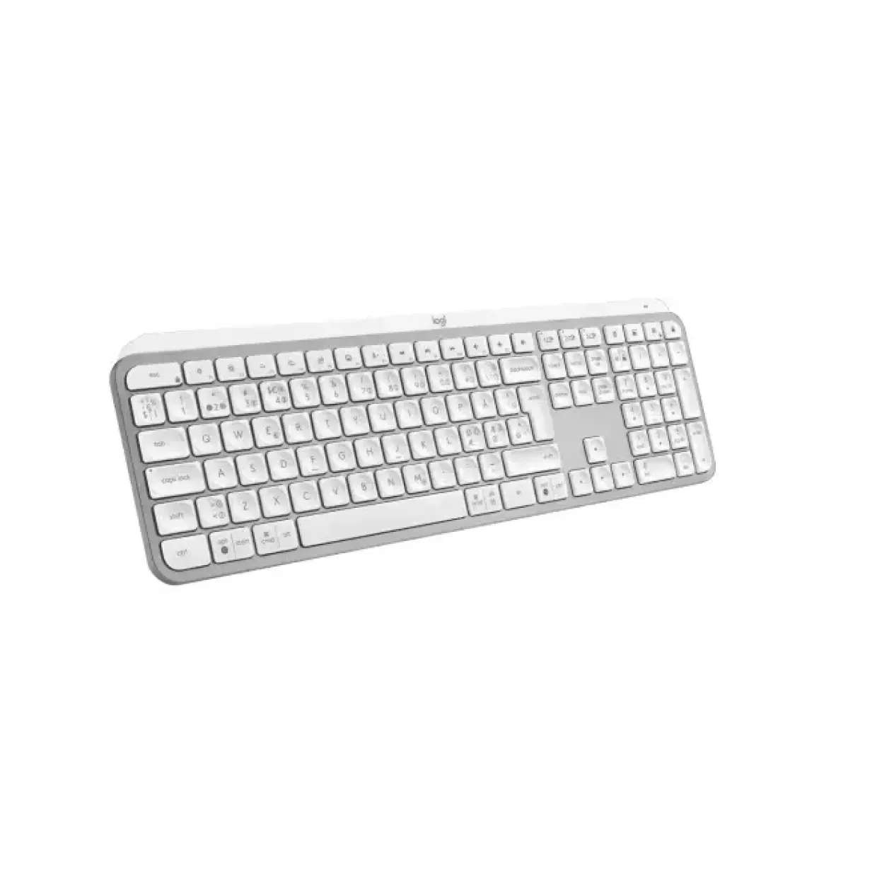 Trådløst tastatur - Logitech MX Keys S - Lys grå - Nordic layout