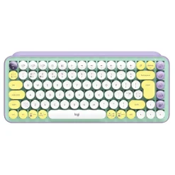 Trådløst Tastatur Logitech POP Keys - Wireless - Daydream Mint (Nordic)