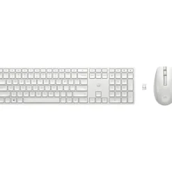 Trådløst Tastatur og Mus - HP 650 - Hvid