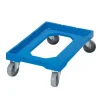Trolley - EUR-kasse 600x400 mm 250 kg - ABS - Nylonhjul