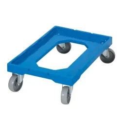 Trolley - EUR-kasse 600x400 mm 250 kg - ABS - Nylonhjul