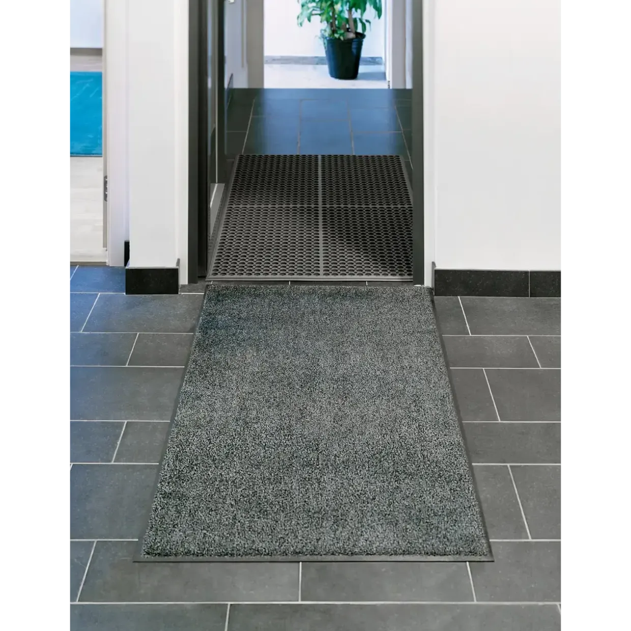 Tørremåtte Classic - Matting - 115x300cm - skiffergrå