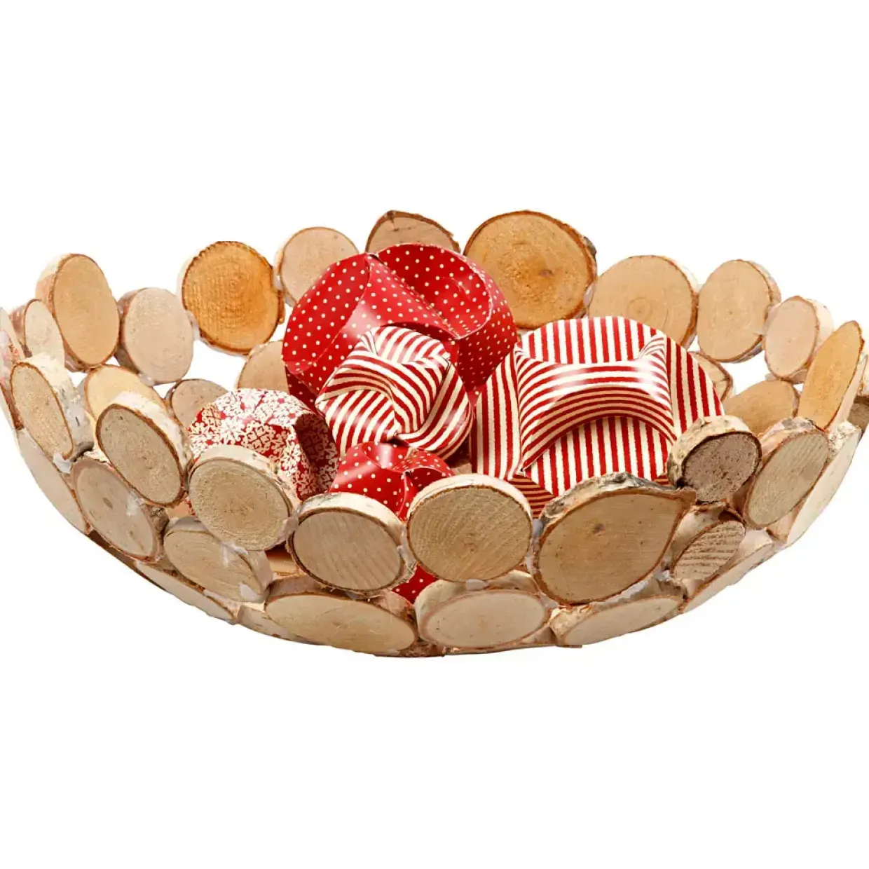 Træskive mix diameter 25-45 mm tykkelse 7 mm - 600 gram