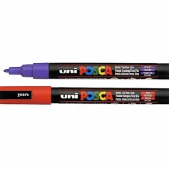 Tusch Posca, stregtykkelse: 0,9-1,3 mm, PC-3M , violet, fine, 1stk.