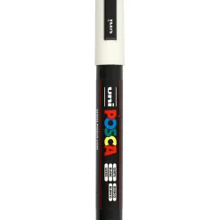 Tusch - Uni Posca PC-5M - 2,5 mm - Hvid - Medium - 1 stk.