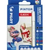 Tusser PILOT Pintor tuscher, standardfarver, 6 stk.