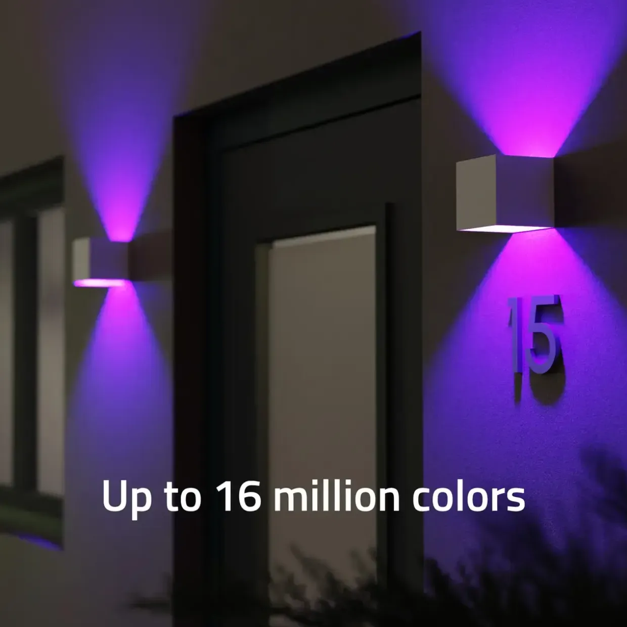Udendørs væglampe Hombli Smart V2 White