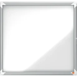 Udhængsskab Nobo glas indendørs 6xA4 hvid