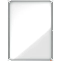 Udhængsskab Nobo glas indendørs 9xA4 hvid