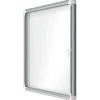 Udhængsskab - Nobo - Glas - 8xA4 - Hvid - Magnetisk og låsbart