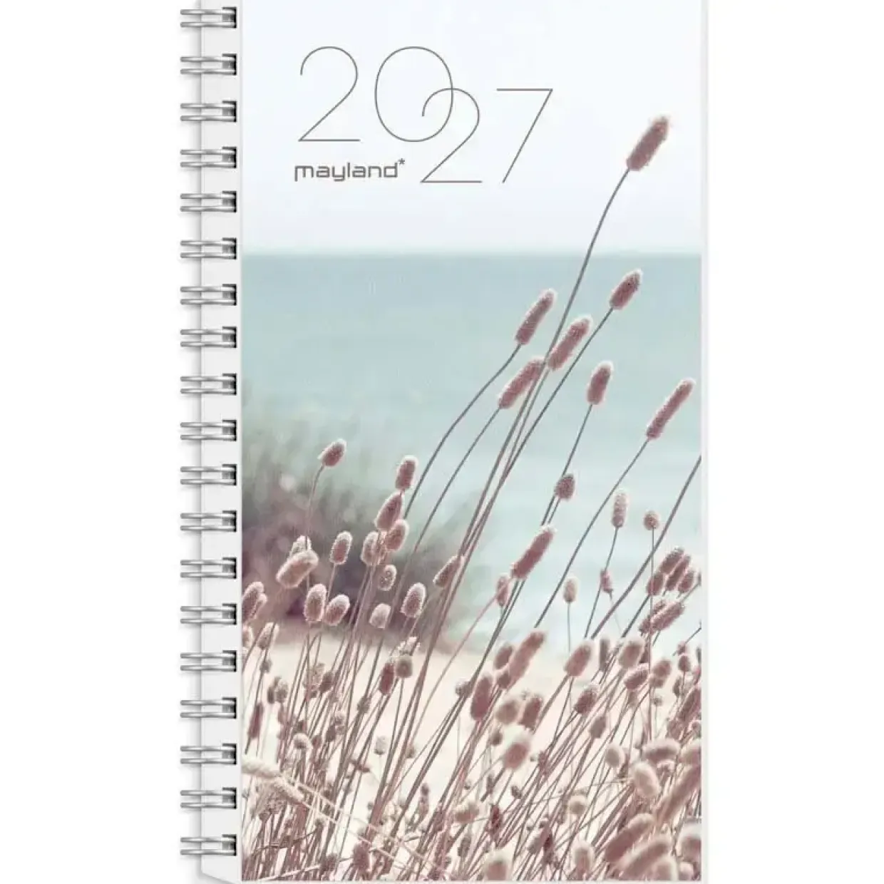 Ugekalender International - m/4 illu. - 101x170mm - Spiral - Højformat - 2027 - Mayland - 27088100