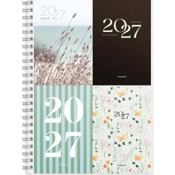 Ugekalender m/4 forside illu. - A5 - Højformat - Spiral - PP-plast - 2027 - Mayland - 27200400