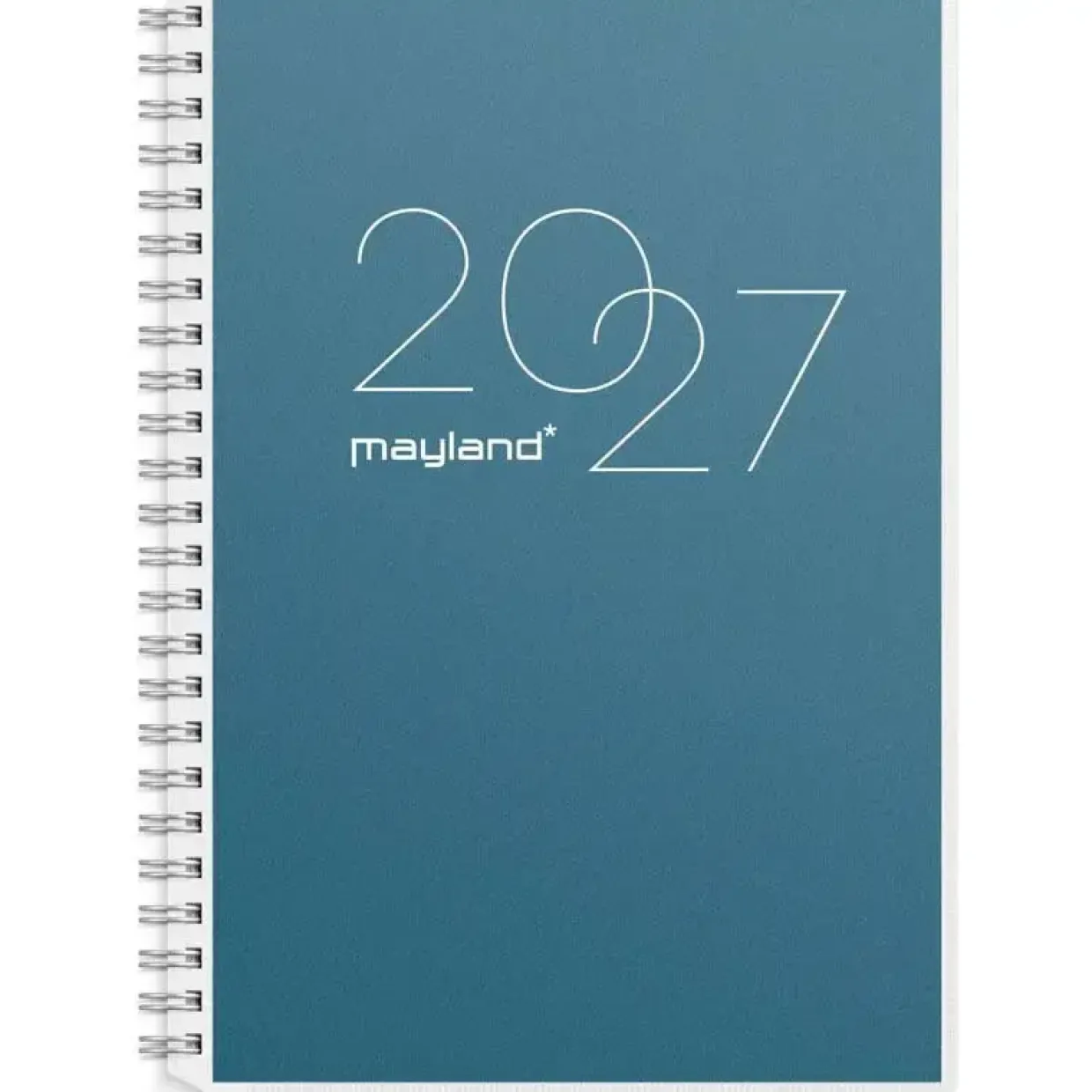 Ugekalender m/4 forside illu. - A5 - Tværformat - Spiral - 2027 - Mayland - 27200710