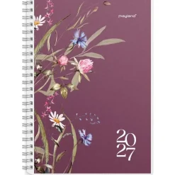 Ugekalender m/4 forside illu. - A5 - Tværformat - Spiral - 2027 - Mayland - 27200710