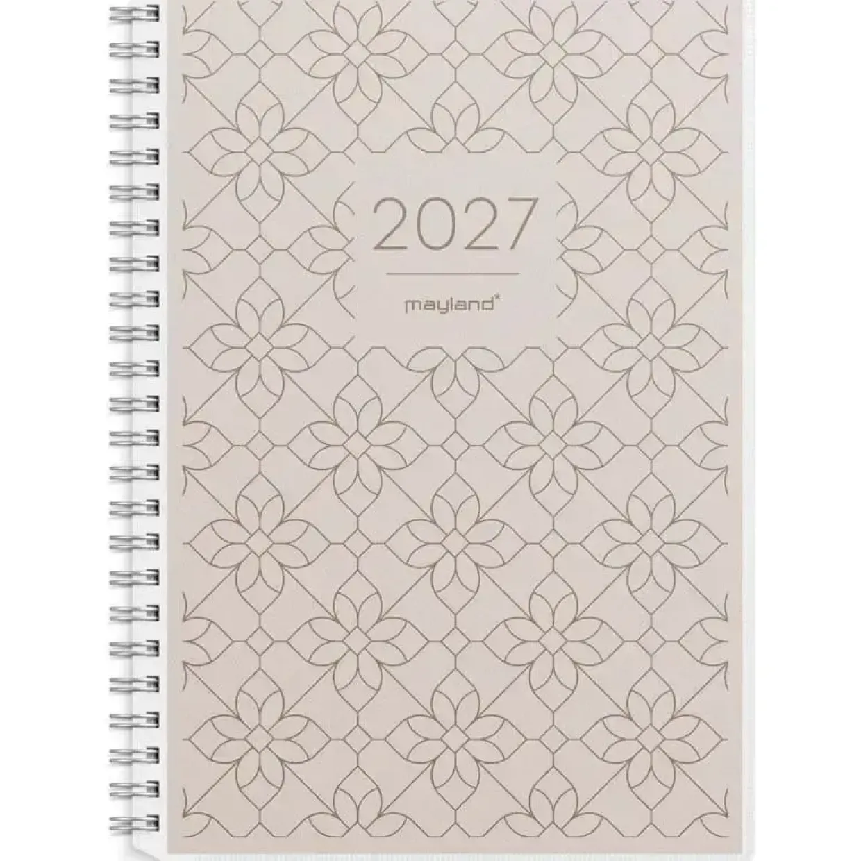 Ugekalender m/4 forside illu. - A5 - Tværformat - Spiral - 2027 - Mayland - 27200710