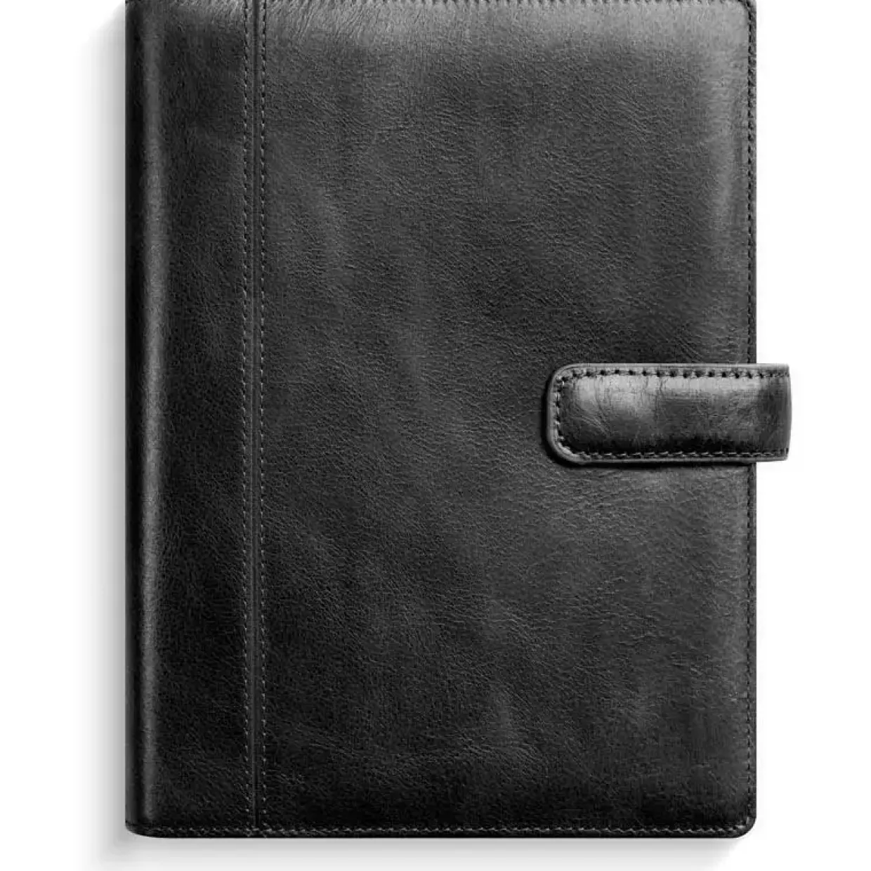 Ugekalender - System PP kalender - 146x194mm - Højformat - Skind - Sort - 2027 - Mayland - 27271100