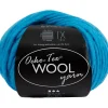 Uldgarn, L: 50 M, pind 8-9, turkis, 50 g/ 1 ngl.
