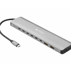 USB adapter - Sandberg USB-C to 8 x USB-C + 2xUSB-A 100W