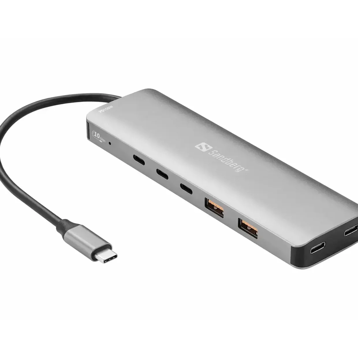 USB adapter - Sandberg USB-C to 5 x USB-C + 2 x USB-A 100W