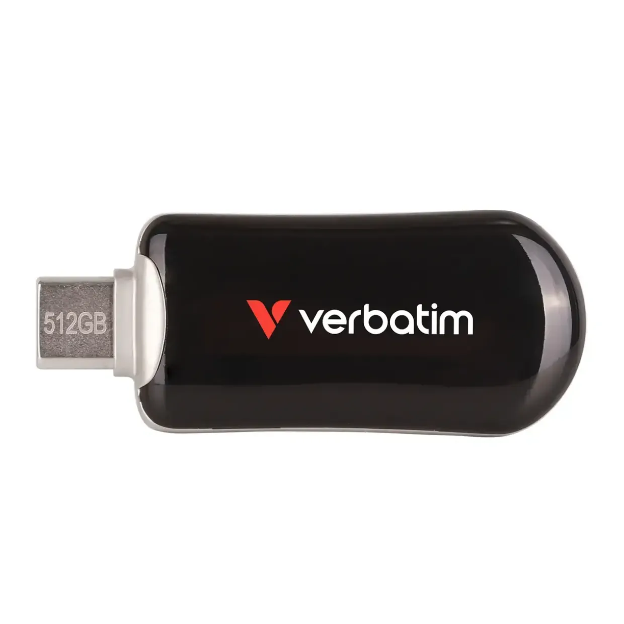 USB-C Flash Drive - Verbatim Plectra - 512GB - Sort