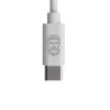 USB-C to USB-C kabel hvid Upström CIRKULÄR 100W (2.5m)