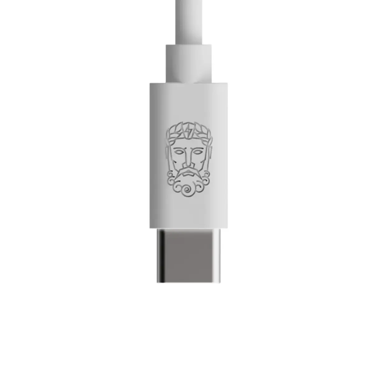 USB-C to USB-C kabel hvid Upström CIRKULÄR 100W (2.5m)