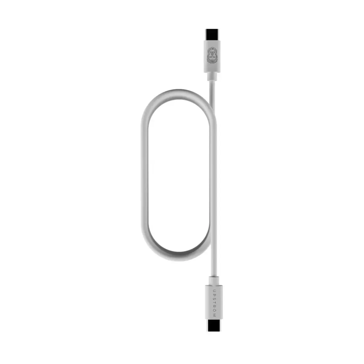 USB-C to USB-C kabel hvid Upström CIRKULÄR 100W (2.5m)