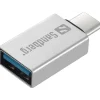 USB-C to USB 3.0 Dongle - Sandberg Silver