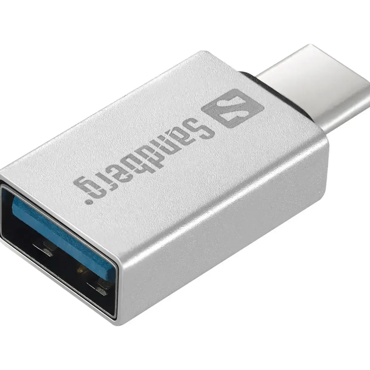 USB-C to USB 3.0 Dongle - Sandberg Silver